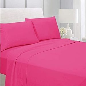 Queen Size Pink Sheets Set